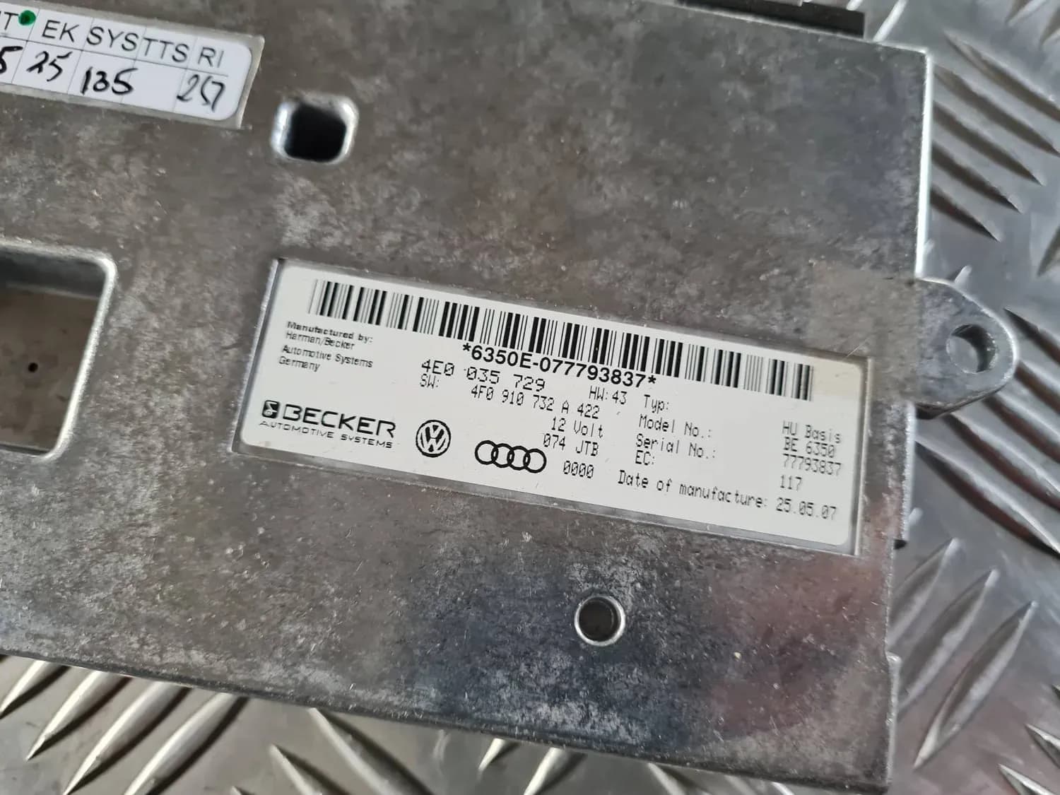 Блок управления мультимедией AUDI A6 2008 - foto 3