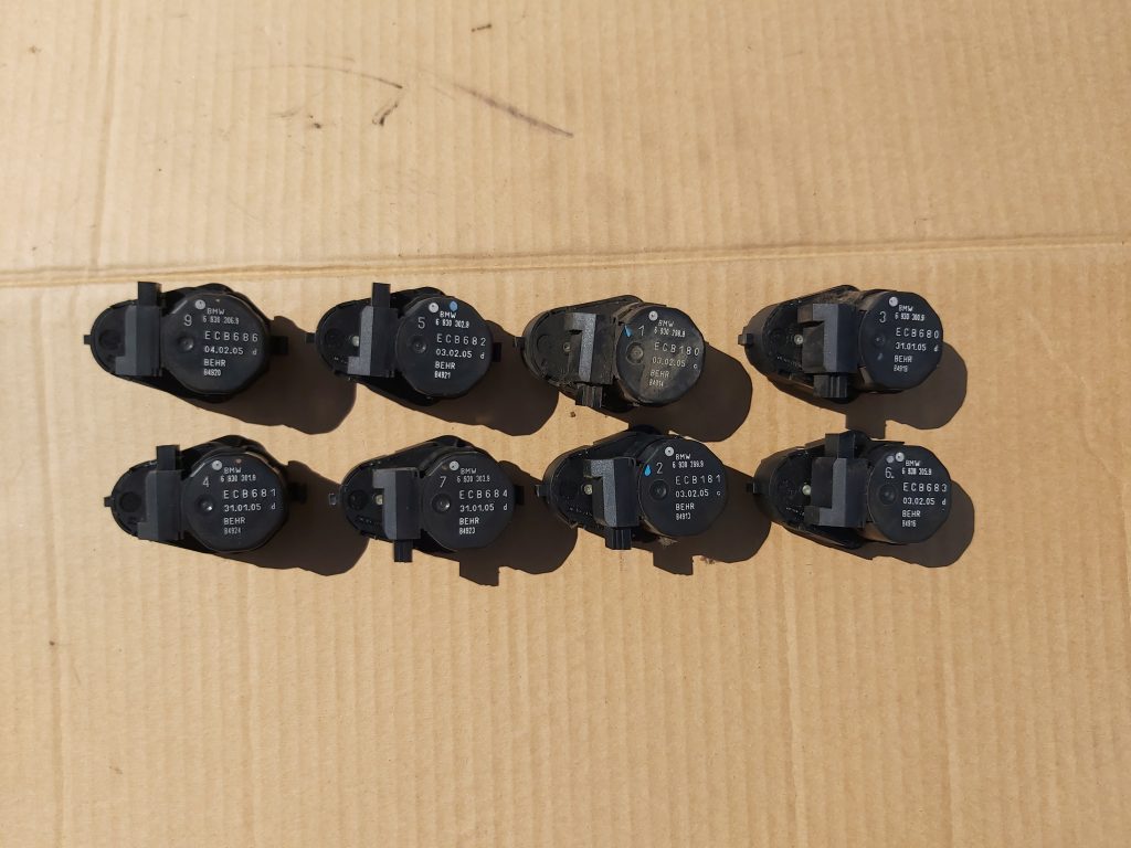 Apsildes sistēmas aktuators priekš BMW 525 E60 2006 BLACK 1 Apsildes sistēmas aktuators priekš BMW 525 E60 2006 BLACK