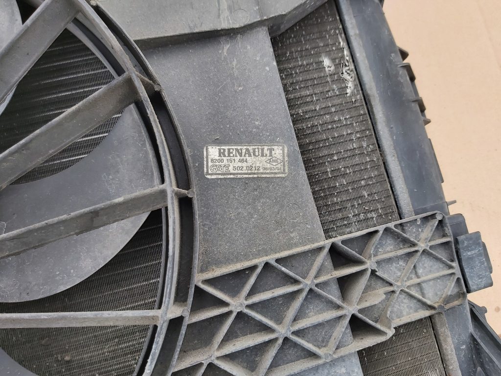 Dzesēšanas radiatora ventilators priekš RENAULT MEGANE 2004 2 Dzesēšanas radiatora ventilators priekš RENAULT MEGANE 2004