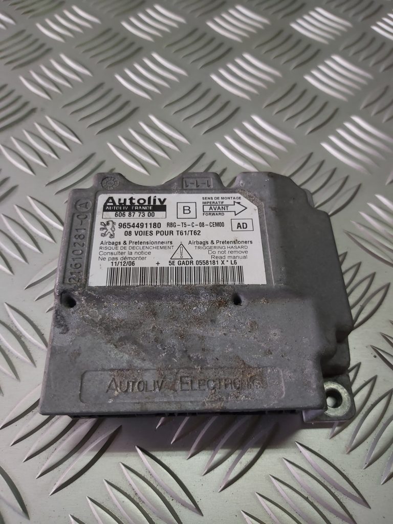 Drošības spilvena vadības bloks priekš PEUGEOT 307 2007 1 Drošības spilvena vadības bloks priekš PEUGEOT 307 2007