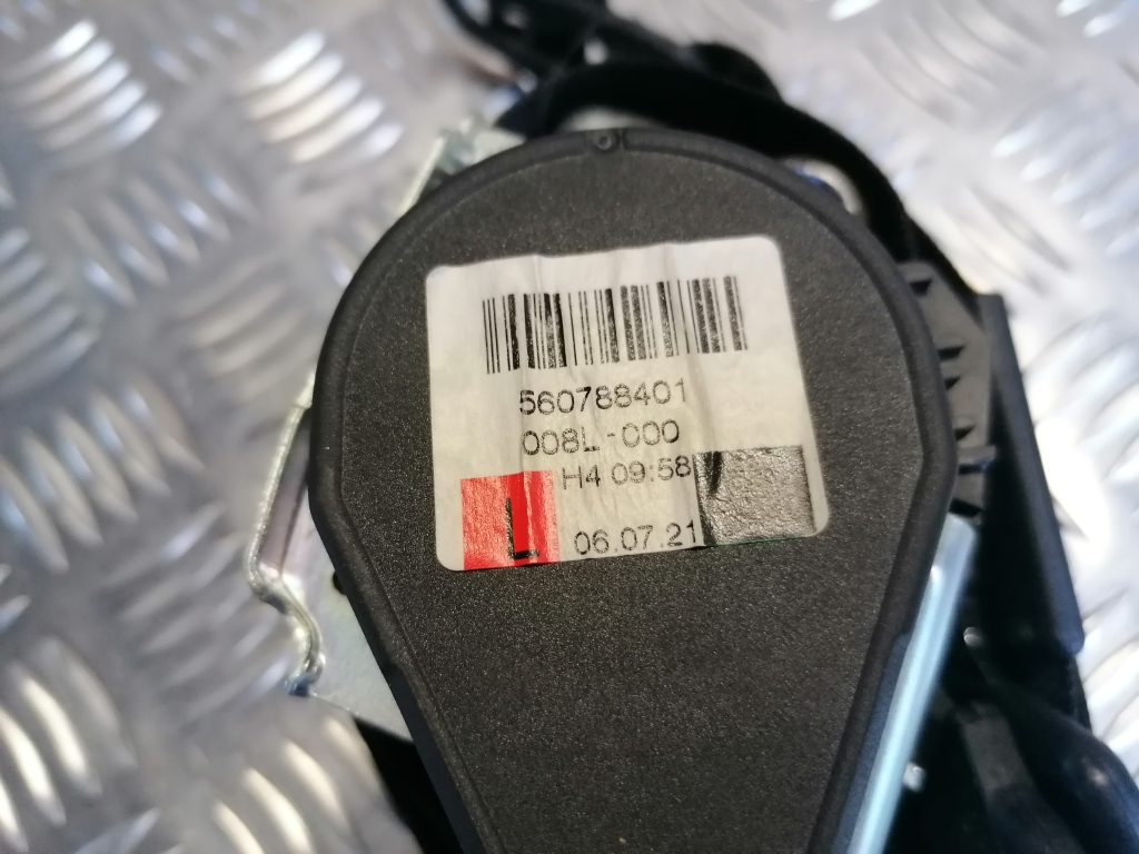 Priekšējā kreisā drošības josta priekš AUDI A4 2007 2 Priekšējā kreisā drošības josta priekš AUDI A4 2007