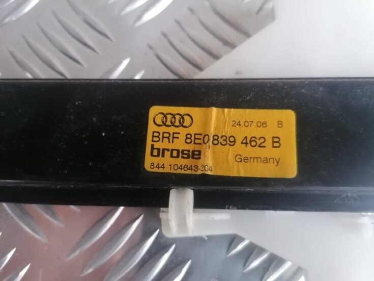 Stikla pacelšanas mehānisms aizmugurējais labais priekš AUDI A4 2007