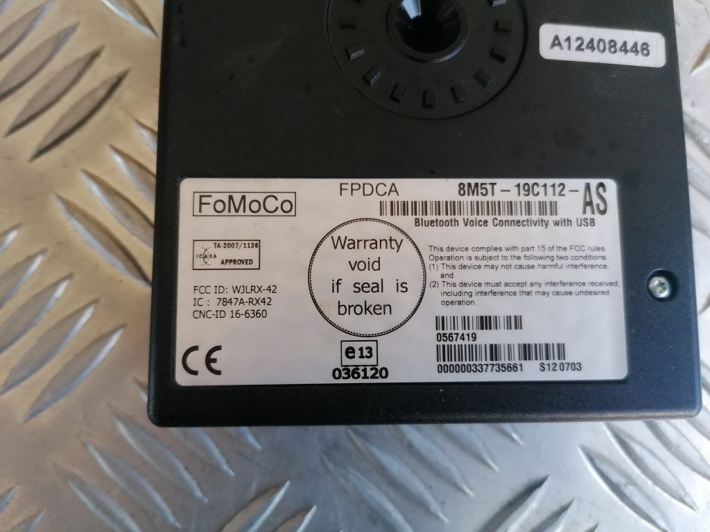 Bluetooth vadības bloks priekš FORD C-MAX 2011 4 Bluetooth vadības bloks priekš FORD C-MAX 2011