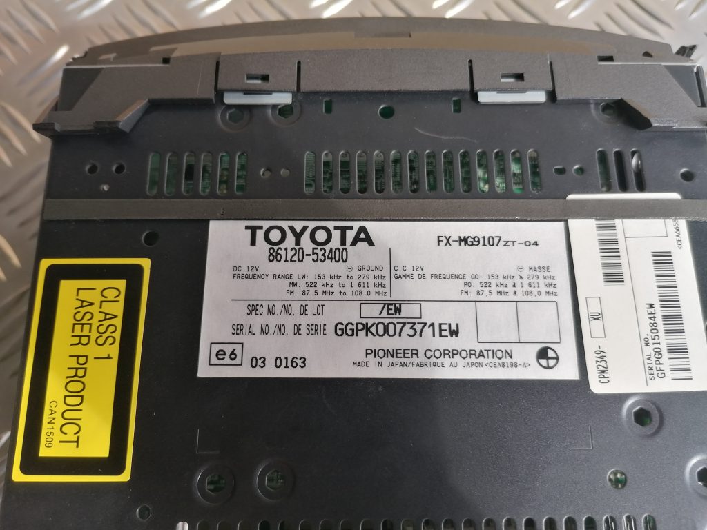 CD/DVD/Navigācijas bloks priekš LEXUS IS250 2007 5 CD/DVD/Navigācijas bloks priekš LEXUS IS250 2007