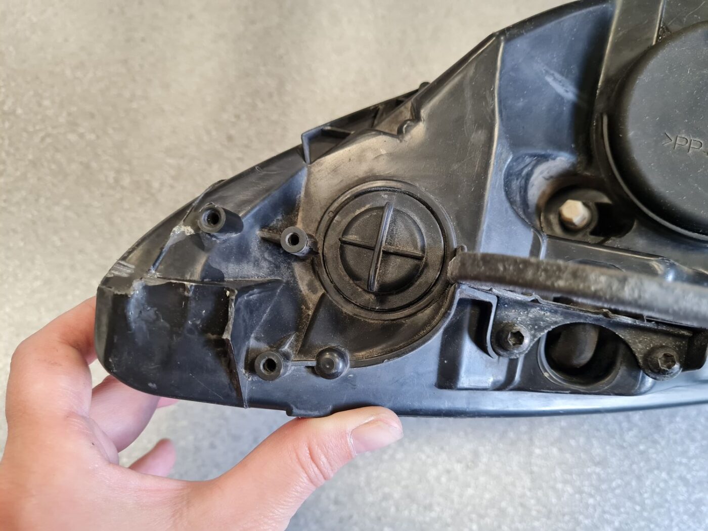 Priekšējais labais lukturis priekš PEUGEOT 407 2005 4 Priekšējais labais lukturis priekš PEUGEOT 407 2005