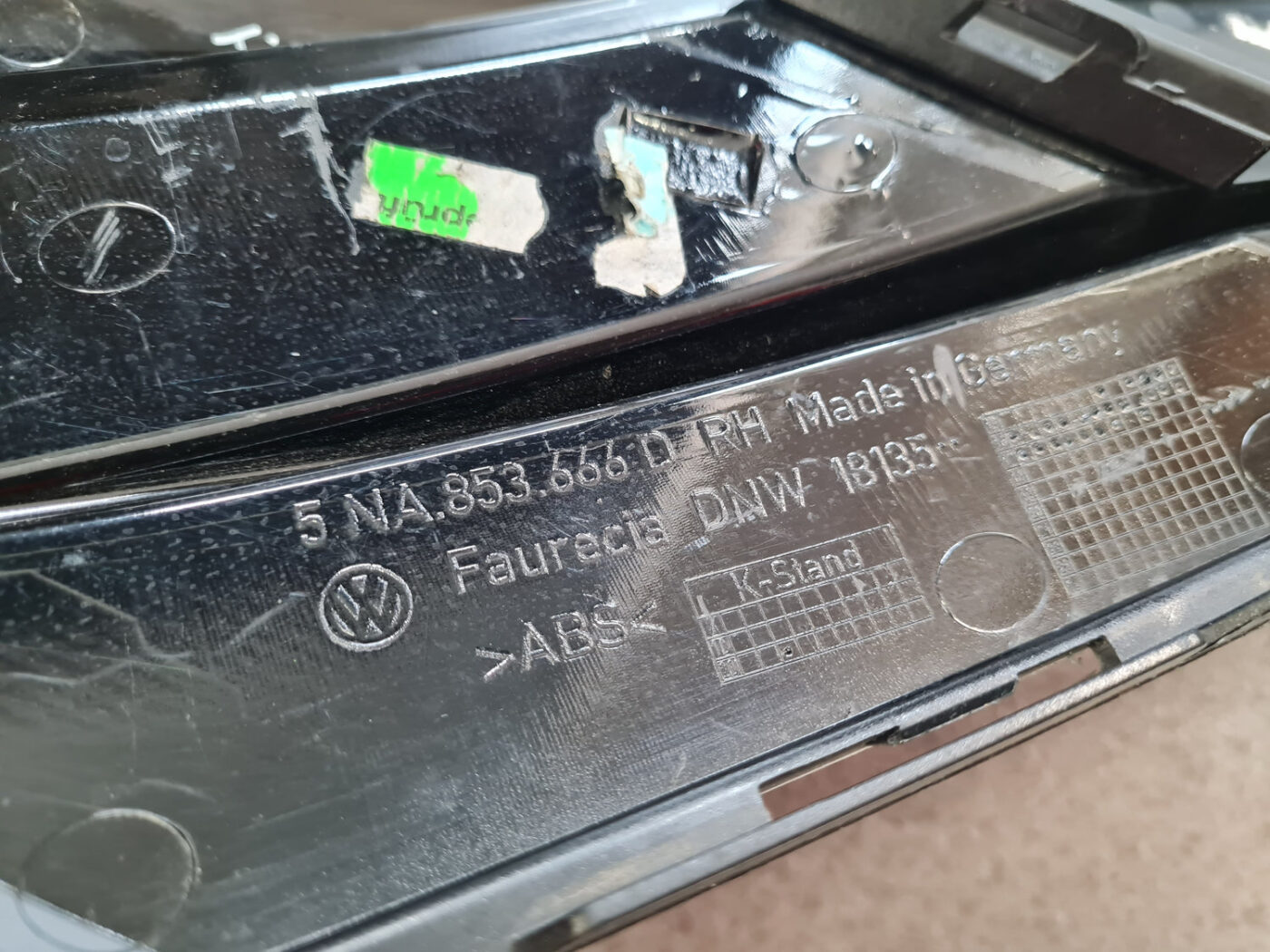 Bufera reste priekš VW Tiguan 2016- 5NA853666D 4 Bufera reste priekš VW Tiguan 2016- 5NA853666D