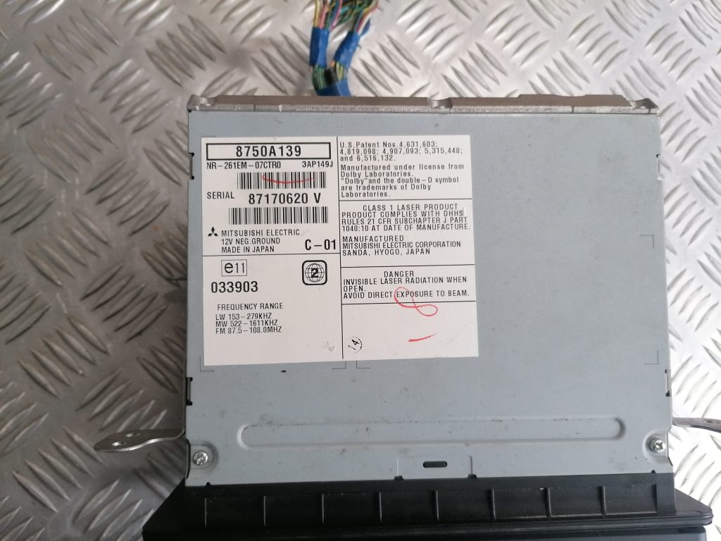 CD/DVD/Navigācijas bloks priekš CITROEN C-CROSSER 2009 7 CD/DVD/Navigācijas bloks priekš CITROEN C-CROSSER 2009