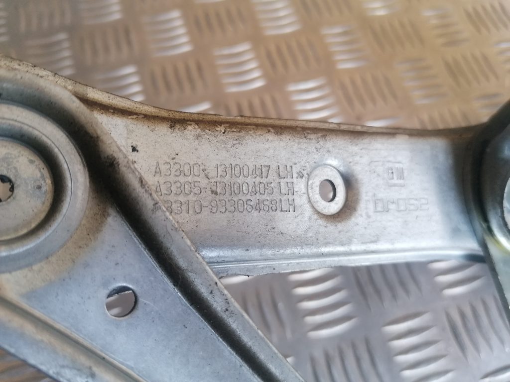 Stikla pacelšanas mehānisms priekšējais kreisais priekš OPEL ASTRA H 2005 4 Stikla pacelšanas mehānisms priekšējais kreisais priekš OPEL ASTRA H 2005