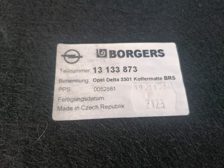 Bagāžnieka grīda priekš OPEL ASTRA H 2005