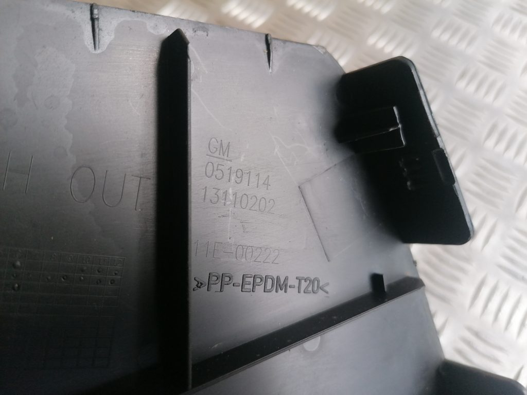 Priekšējā kreisā sēdekļa sliežu apdare priekš OPEL ZAFIRA 2004 3 Priekšējā kreisā sēdekļa sliežu apdare priekš OPEL ZAFIRA 2004