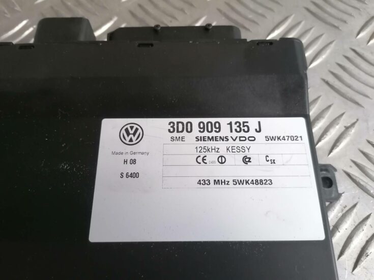 Keyless GO vadības bloks priekš VW PHAETON 2003
