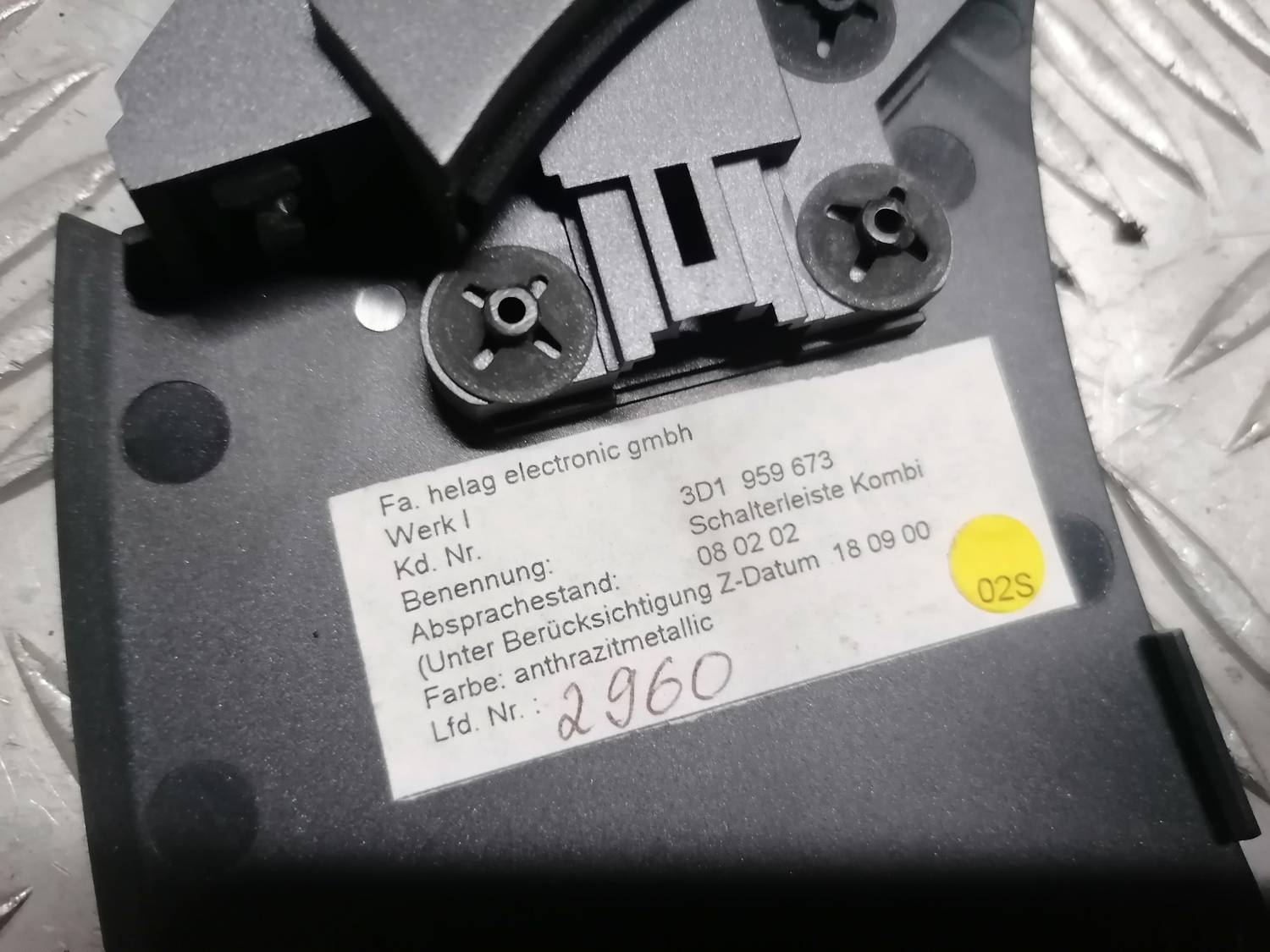 Gaismas spilgtuma regulēšanas poga priekš VW PHAETON 2003 5 Gaismas spilgtuma regulēšanas poga priekš VW PHAETON 2003