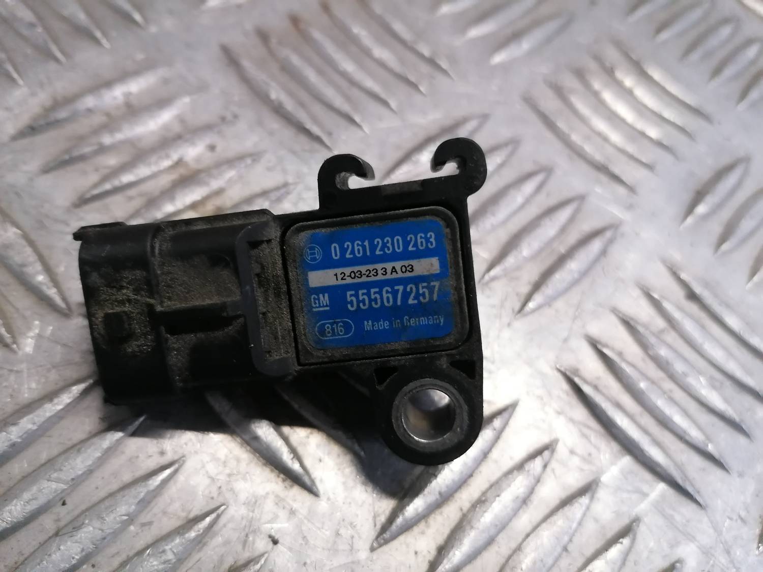 Ieplūdes kolektora spiediena devējs priekš OPEL ASTRA J 2012 5 Ieplūdes kolektora spiediena devējs priekš OPEL ASTRA J 2012