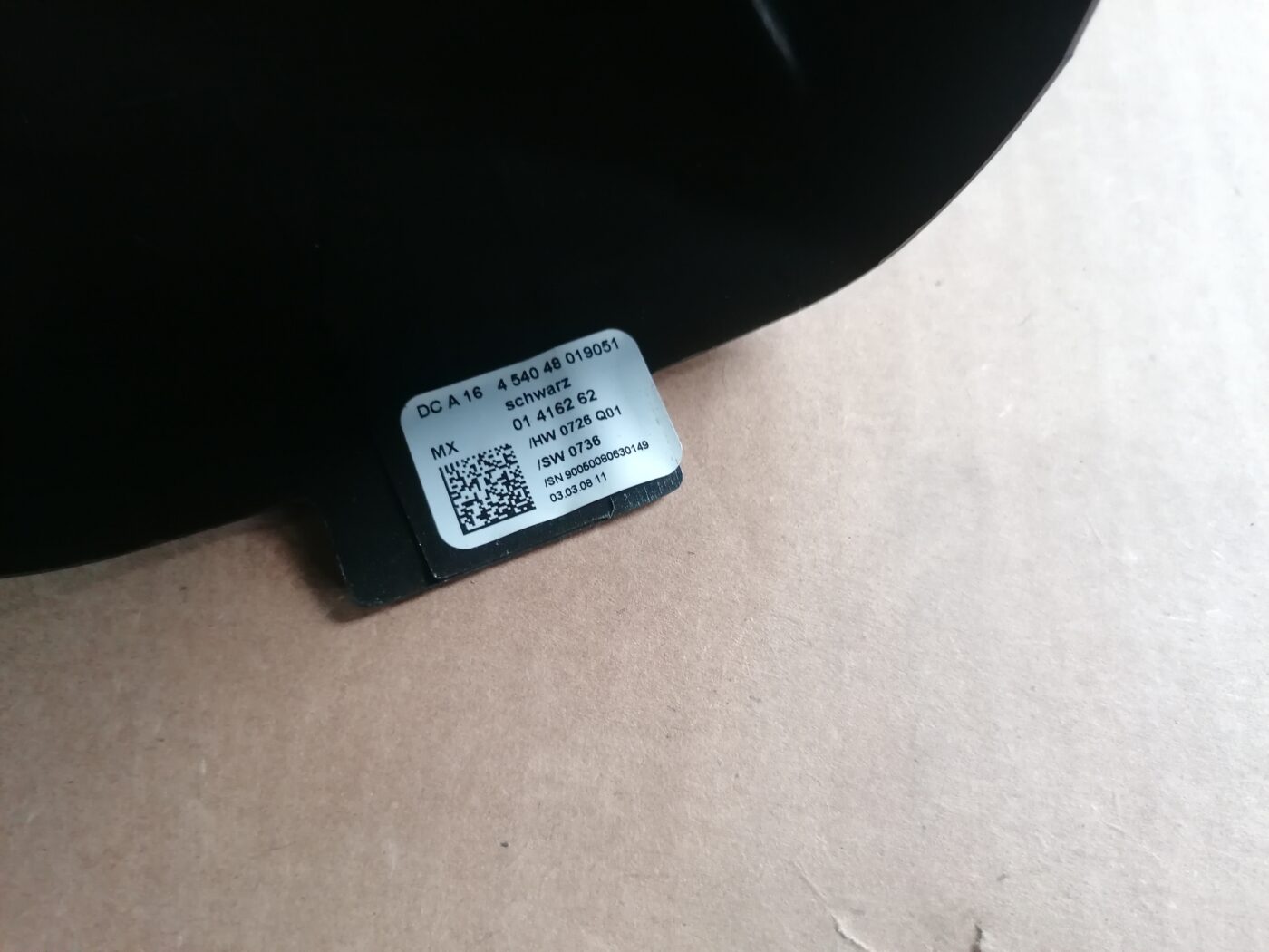 Stūres statnes putekļu aizsargs (salonā) priekš MERCEDES BENZ ML280 2008 OBSIDIAN BLACK 4 Stūres statnes putekļu aizsargs (salonā) priekš MERCEDES BENZ ML280 2008 OBSIDIAN BLACK