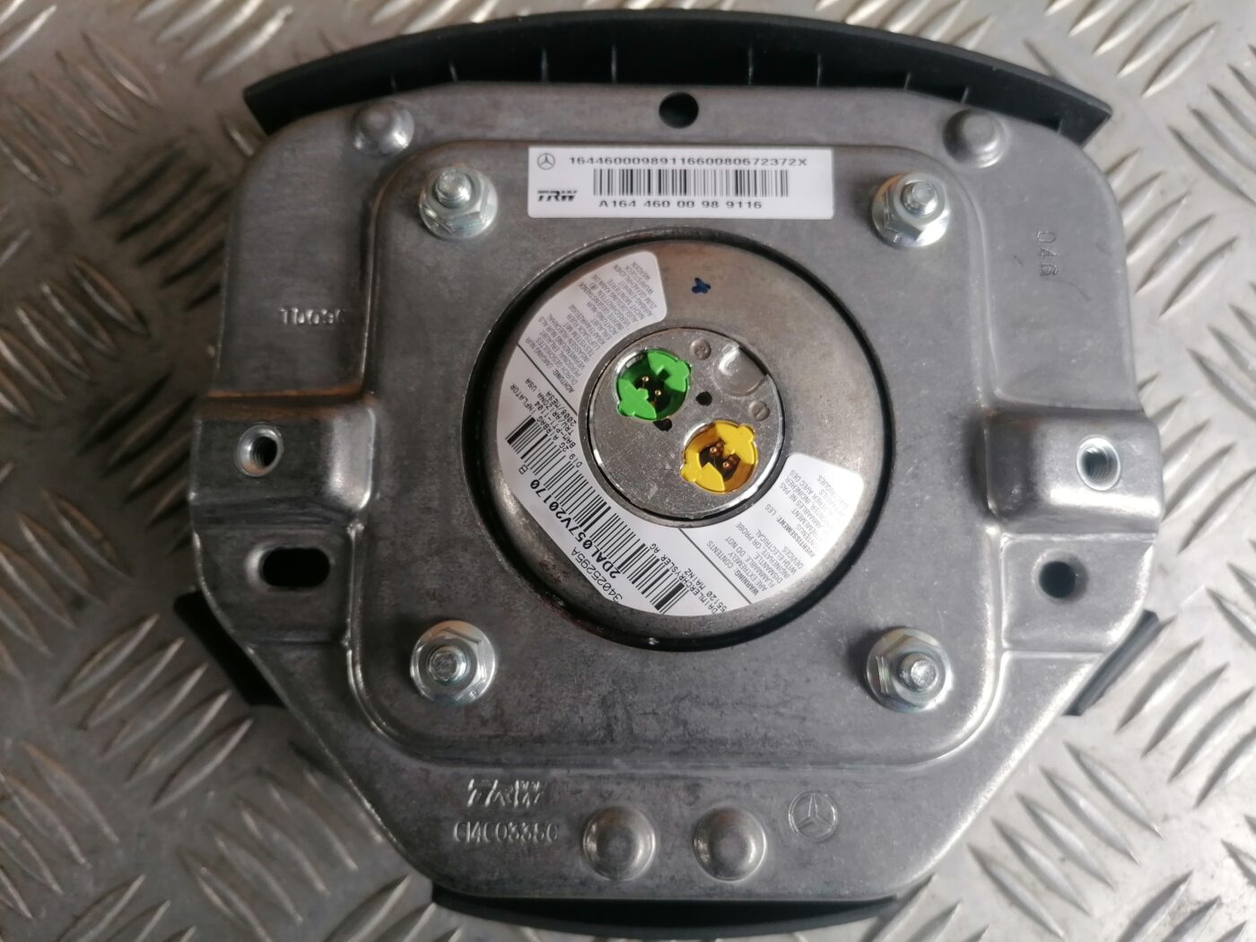 Stūres drošības spilvens priekš MERCEDES BENZ ML280 2008 OBSIDIAN BLACK 5 Stūres drošības spilvens priekš MERCEDES BENZ ML280 2008 OBSIDIAN BLACK