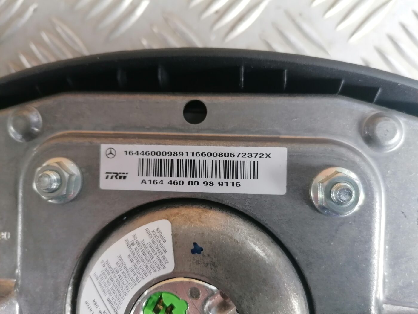 Stūres drošības spilvens priekš MERCEDES BENZ ML280 2008 OBSIDIAN BLACK 6 Stūres drošības spilvens priekš MERCEDES BENZ ML280 2008 OBSIDIAN BLACK