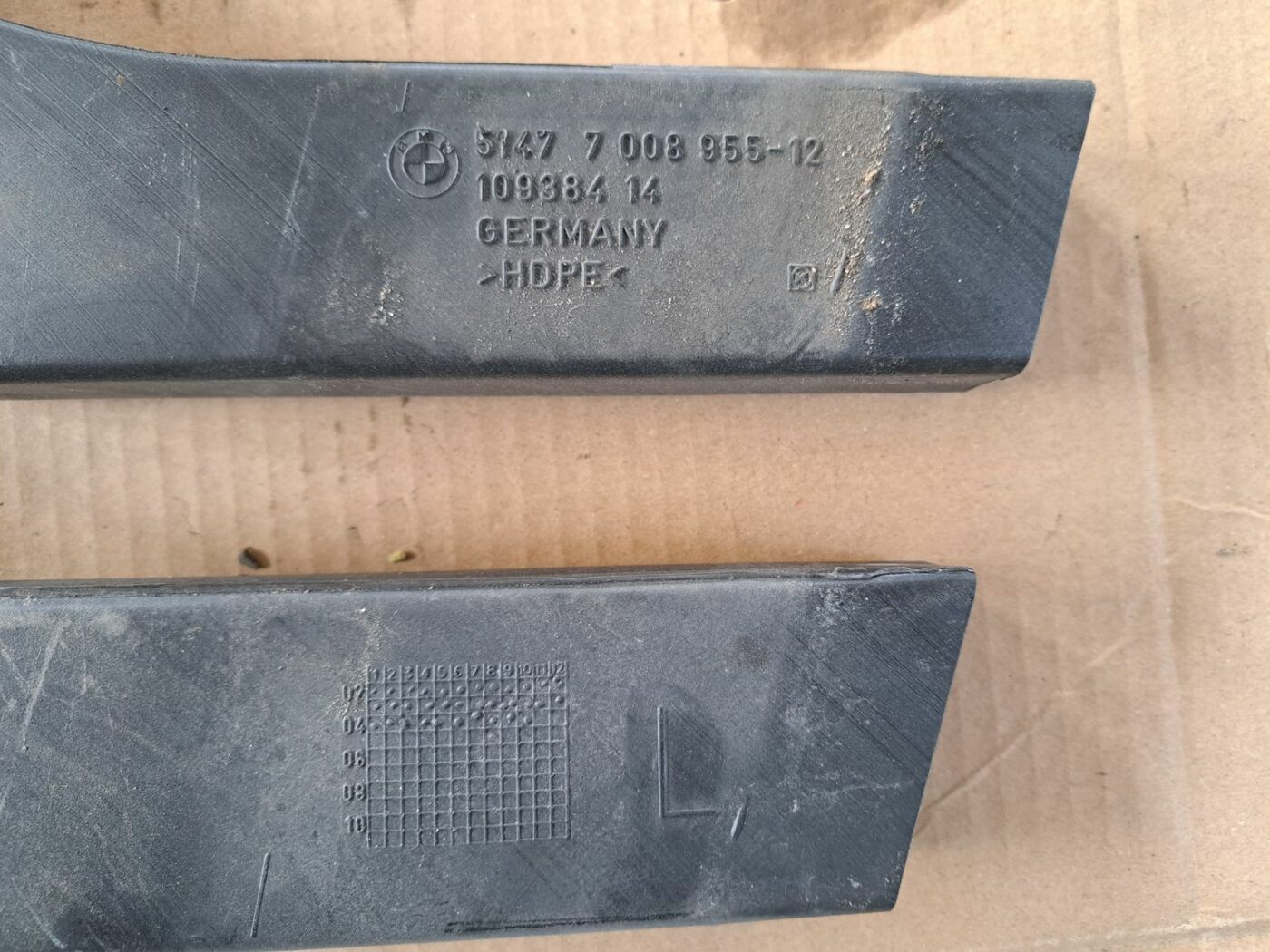 Salona gaisa vads priekš BMW 525 E60 2004 BLACK 2 Salona gaisa vads priekš BMW 525 E60 2004 BLACK