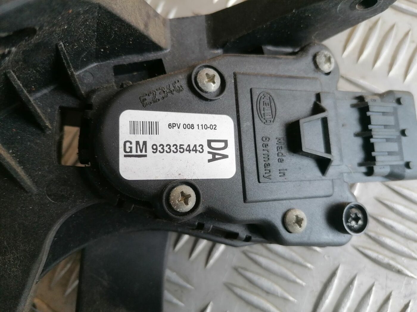 Gāzes pedālis priekš OPEL MERIVA 2004 4 Gāzes pedālis priekš OPEL MERIVA 2004