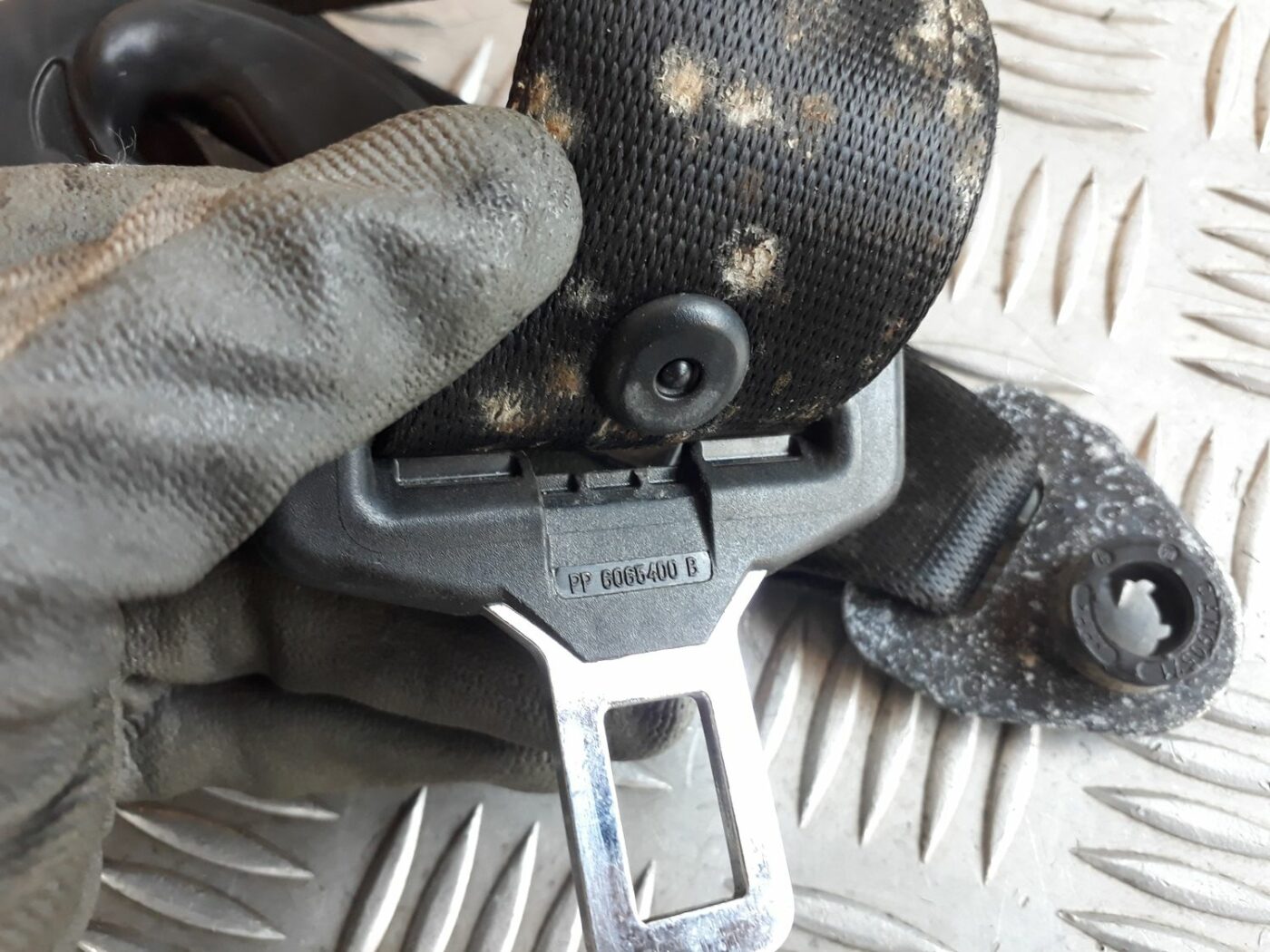 Priekšējā labā drošības josta priekš BMW 530D E61 2006 TOURING BLUE 5 Priekšējā labā drošības josta priekš BMW 530D E61 2006 TOURING BLUE