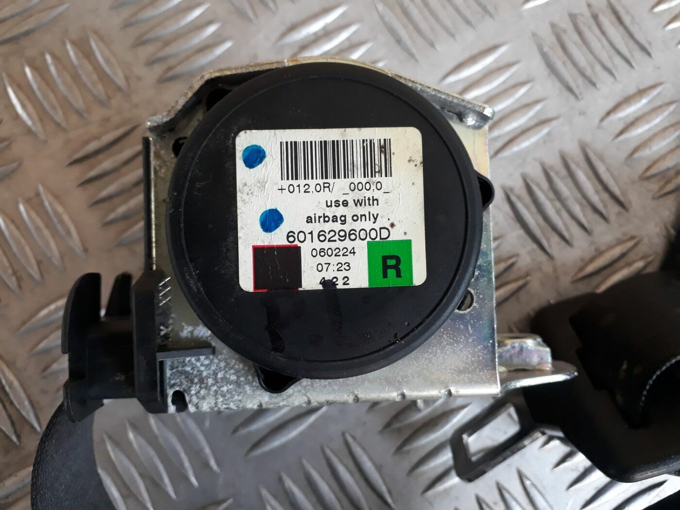 Priekšējā labā drošības josta priekš BMW 530D E61 2006 TOURING BLUE 3 Priekšējā labā drošības josta priekš BMW 530D E61 2006 TOURING BLUE