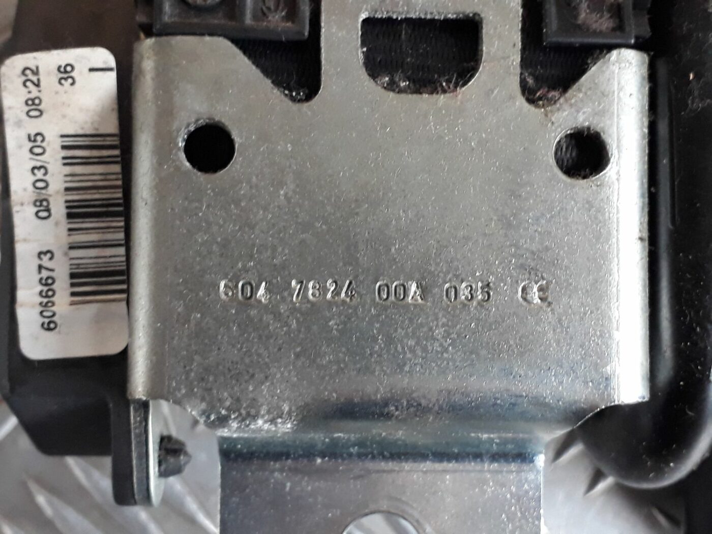 Priekšējā kreisā drošības josta priekš SEAT IBIZA 2005 3 Priekšējā kreisā drošības josta priekš SEAT IBIZA 2005