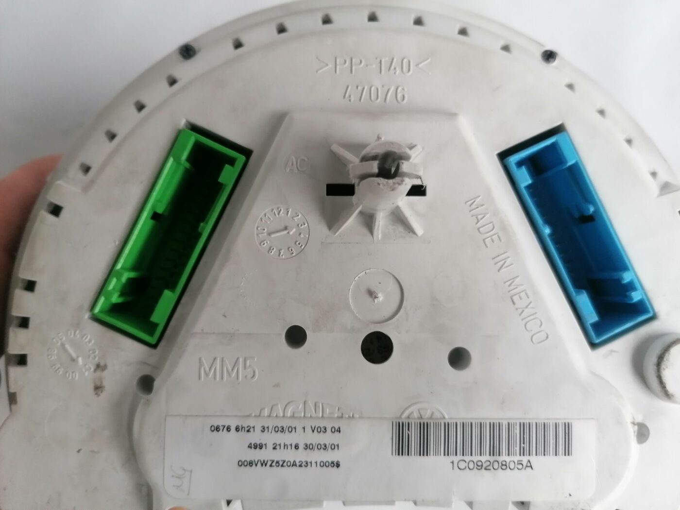 Spidometrs priekš VW NEW BEETLE 2001 5 Spidometrs priekš VW NEW BEETLE 2001