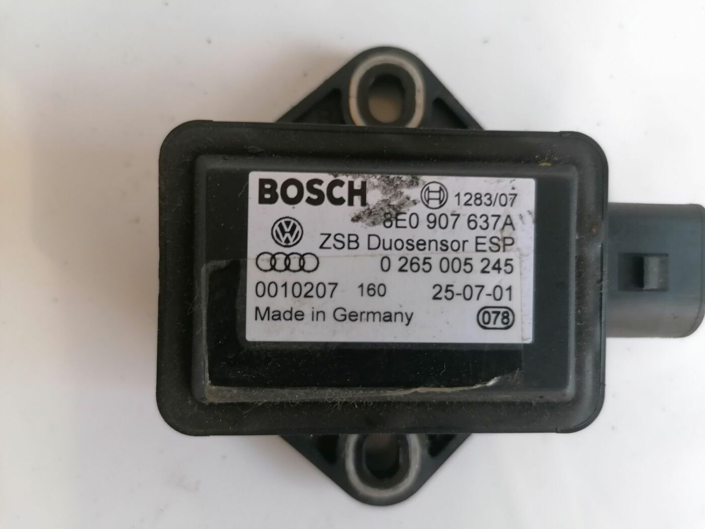 ESP ātruma devējs priekš AUDI A4 2001 SEDAN 7 ESP ātruma devējs priekš AUDI A4 2001 SEDAN