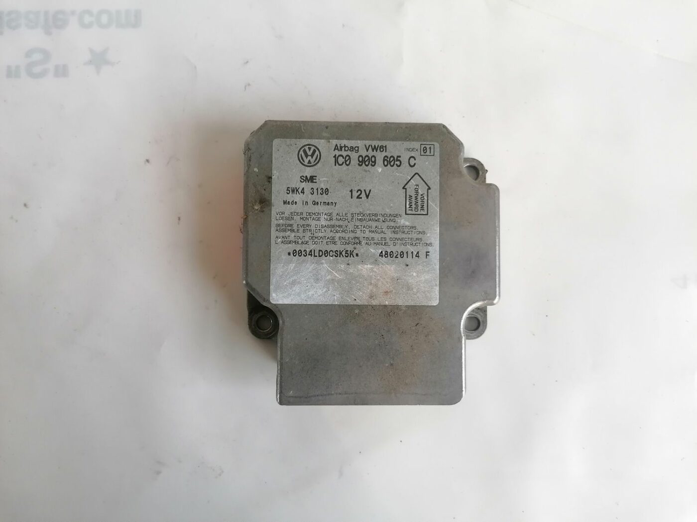 Drošības spilvena vadības bloks priekš VW PASSAT 2003 UNIVERSAL BLUE 4 Drošības spilvena vadības bloks priekš VW PASSAT 2003 UNIVERSAL BLUE