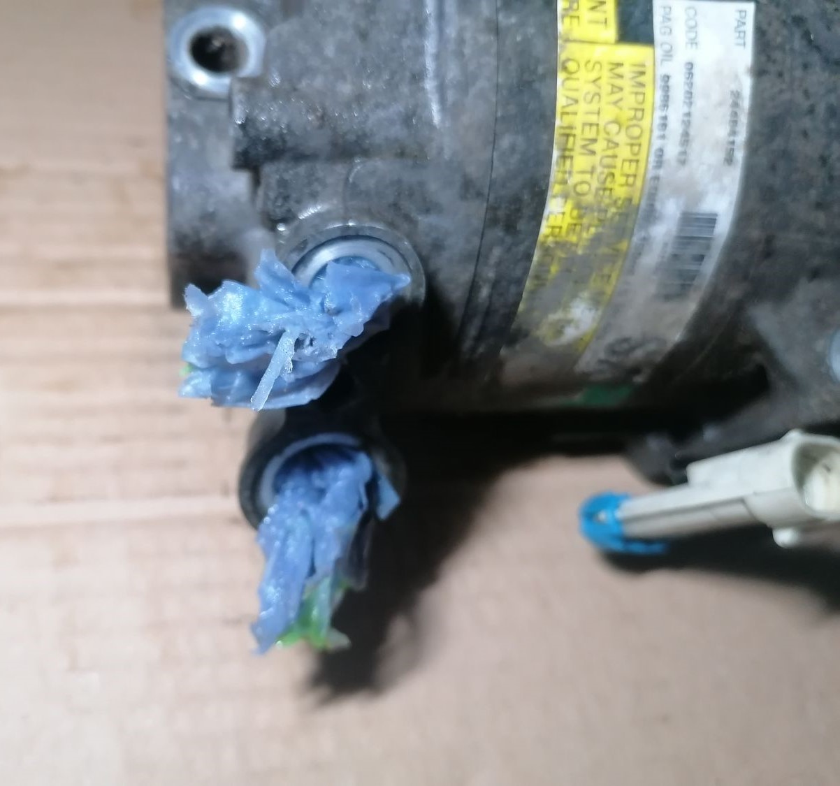 Gaisa kondicioniera kompresors priekš OPEL ZAFIRA 2002 7 Gaisa kondicioniera kompresors priekš OPEL ZAFIRA 2002