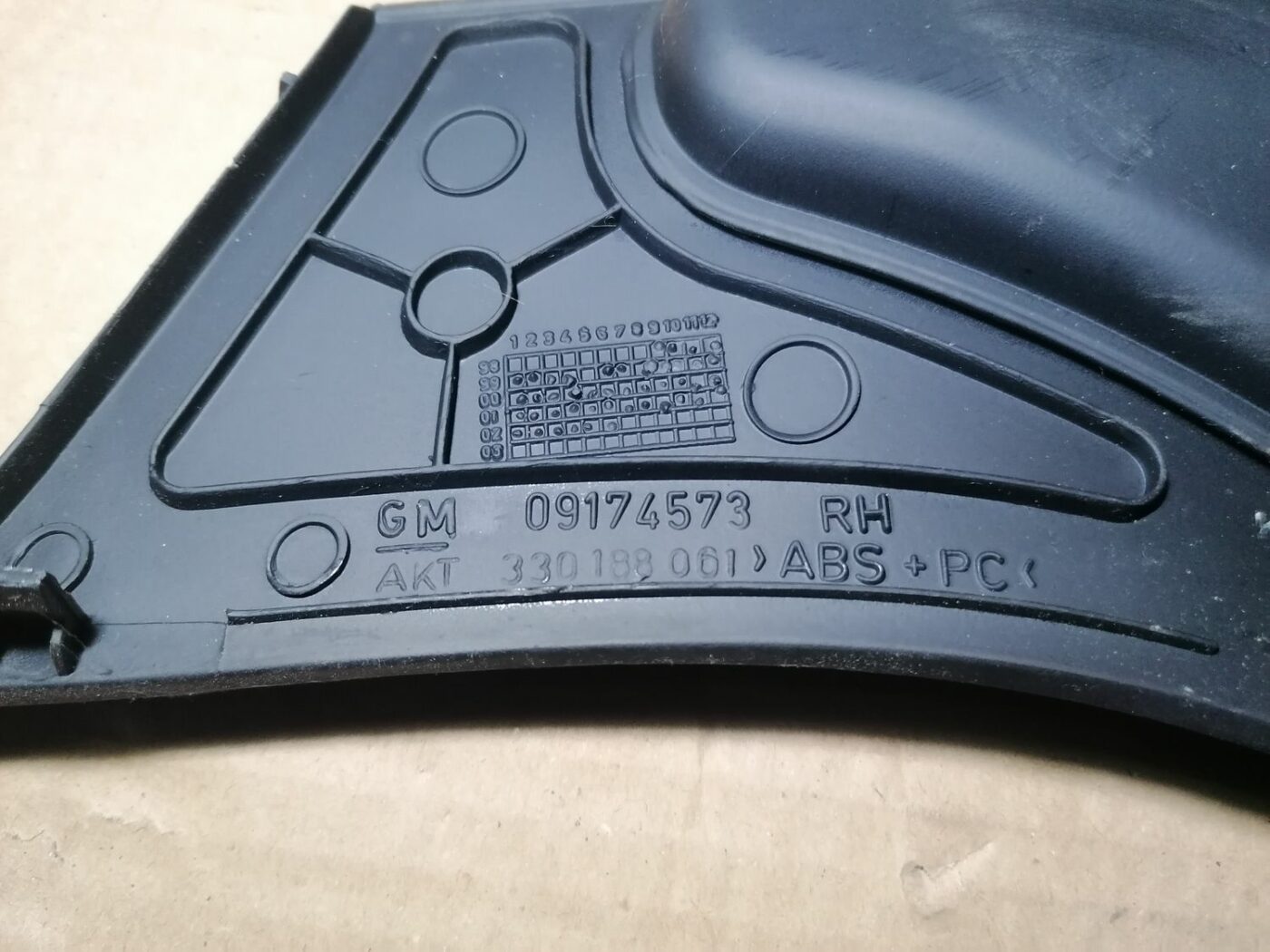 Centrālās konsoles (apdares) sānu panelis priekš OPEL ZAFIRA 2002 3 Centrālās konsoles (apdares) sānu panelis priekš OPEL ZAFIRA 2002