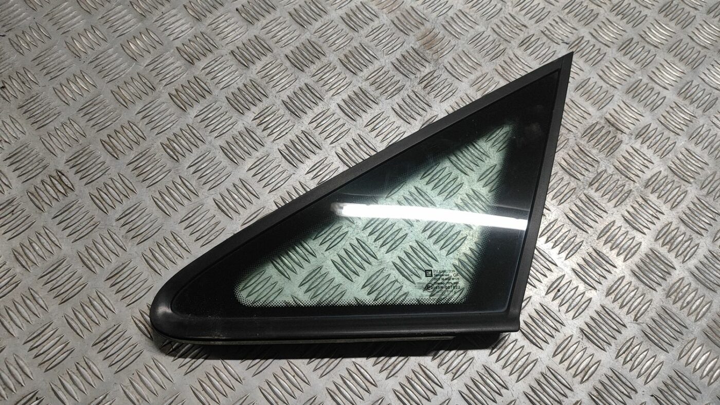 Priekšējais sānu stikls, pa kreisi priekš OPEL ZAFIRA 2002 1 Priekšējais sānu stikls, pa kreisi priekš OPEL ZAFIRA 2002