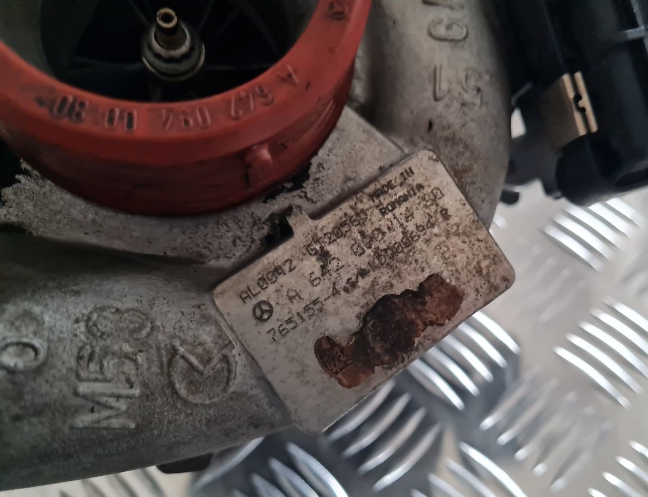 Turbīna priekš MERCEDES BENZ ML320 2006 SILVER 4 Turbīna priekš MERCEDES BENZ ML320 2006 SILVER