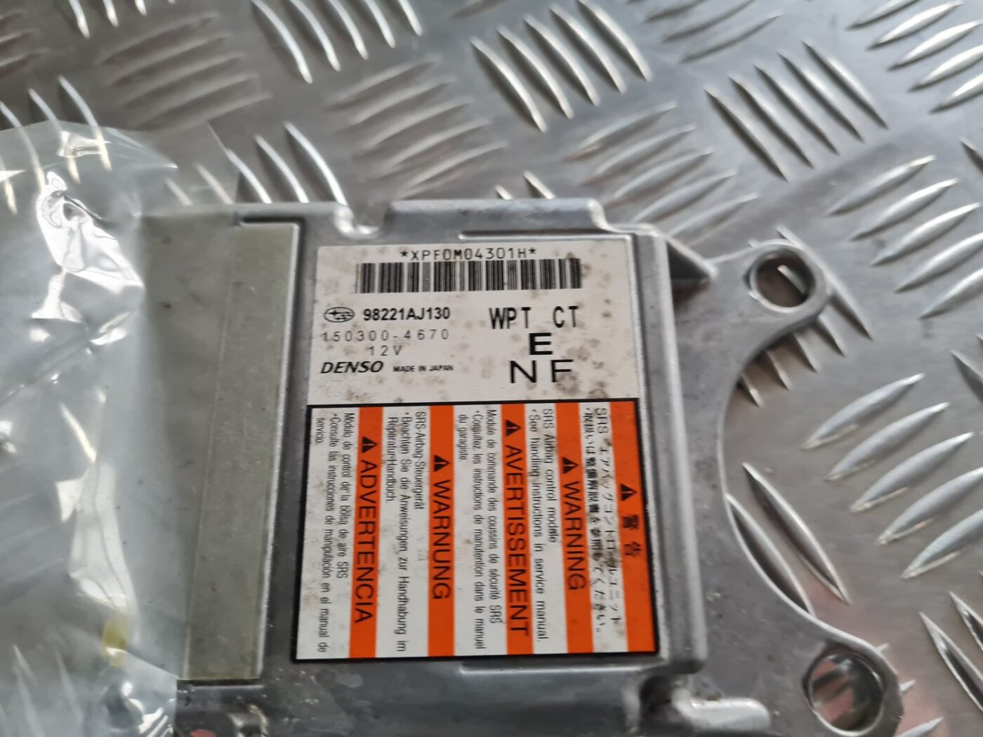 Drošības spilvena vadības bloks priekš SUBARU LEGACY 2010 2 Drošības spilvena vadības bloks priekš SUBARU LEGACY 2010