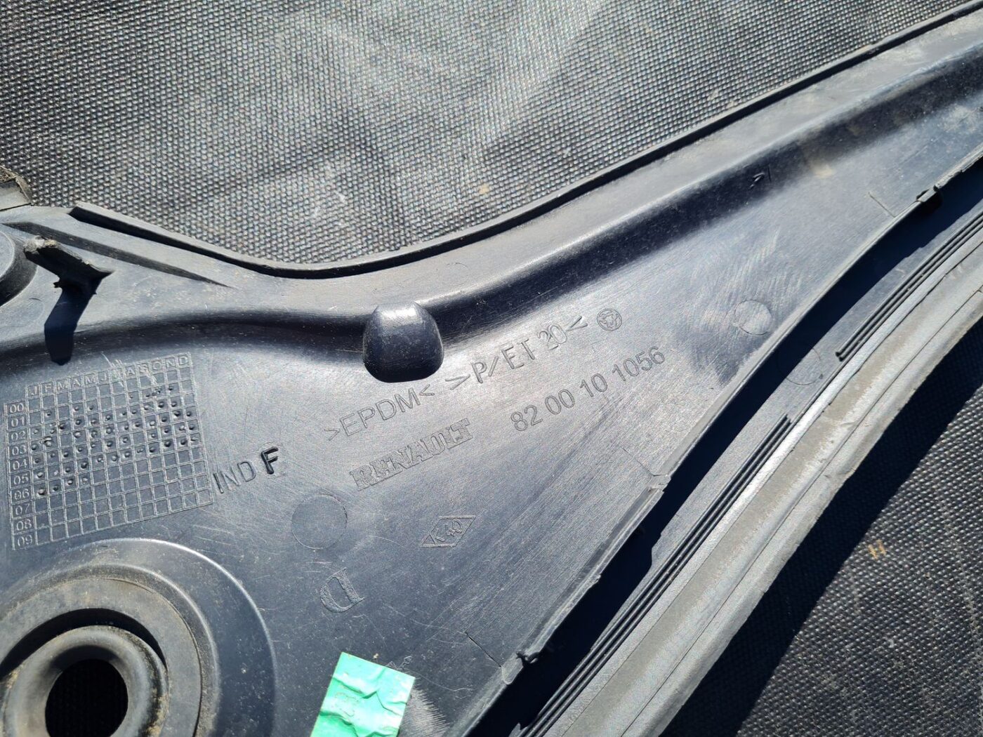 Vējstikla uzlika (deflektors) priekš RENAULT ESPACE IV 2006 3 Vējstikla uzlika (deflektors) priekš RENAULT ESPACE IV 2006