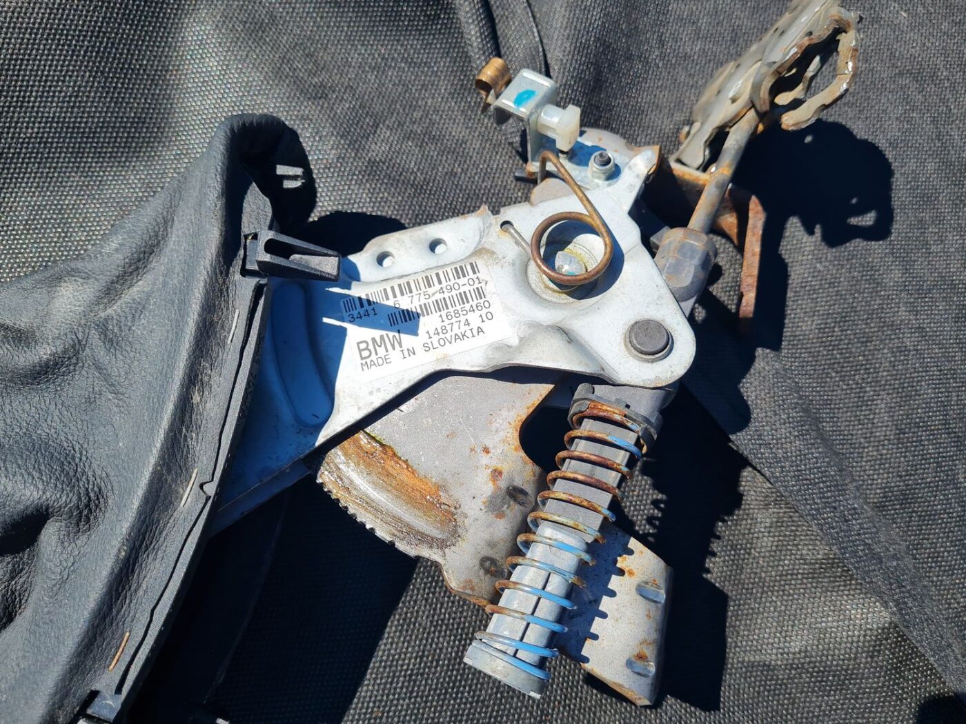 Stāvbremzes svira priekš BMW 530D E61 2006 TOURING TITANSILVER 3 Stāvbremzes svira priekš BMW 530D E61 2006 TOURING TITANSILVER