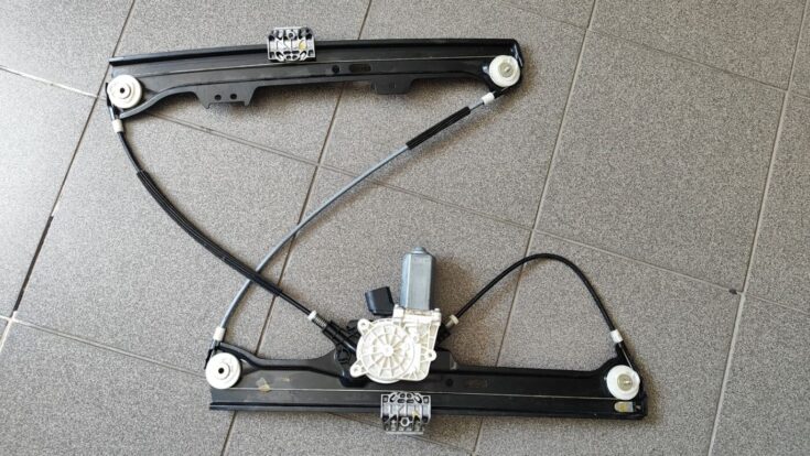 Stikla pacelšanas mehānisms priekšējais kreisais priekš BMW 525 E60 2004 BLACK