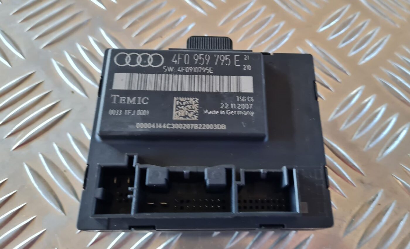 Aizmugurējo kreiso durvju vadības bloks priekš AUDI A6 2008 2 Aizmugurējo kreiso durvju vadības bloks priekš AUDI A6 2008