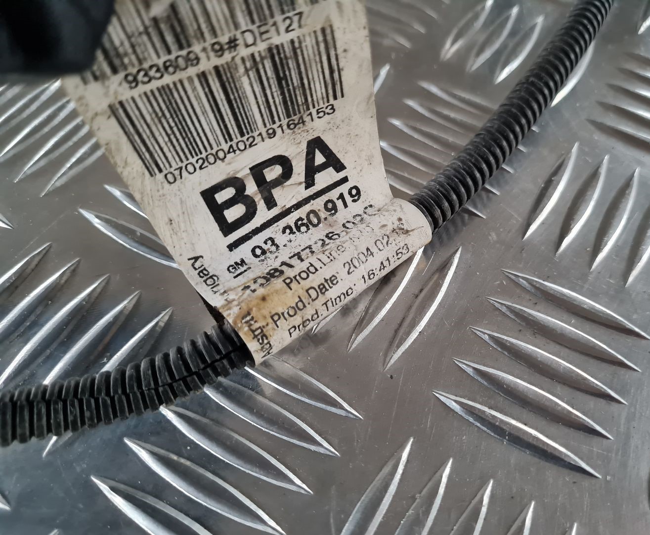 Degvielas sūkņa vads priekš OPEL MERIVA 2004 4 Degvielas sūkņa vads priekš OPEL MERIVA 2004