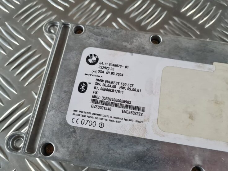 Bluetooth vadības bloks priekš BMW 6 E63 645 2004