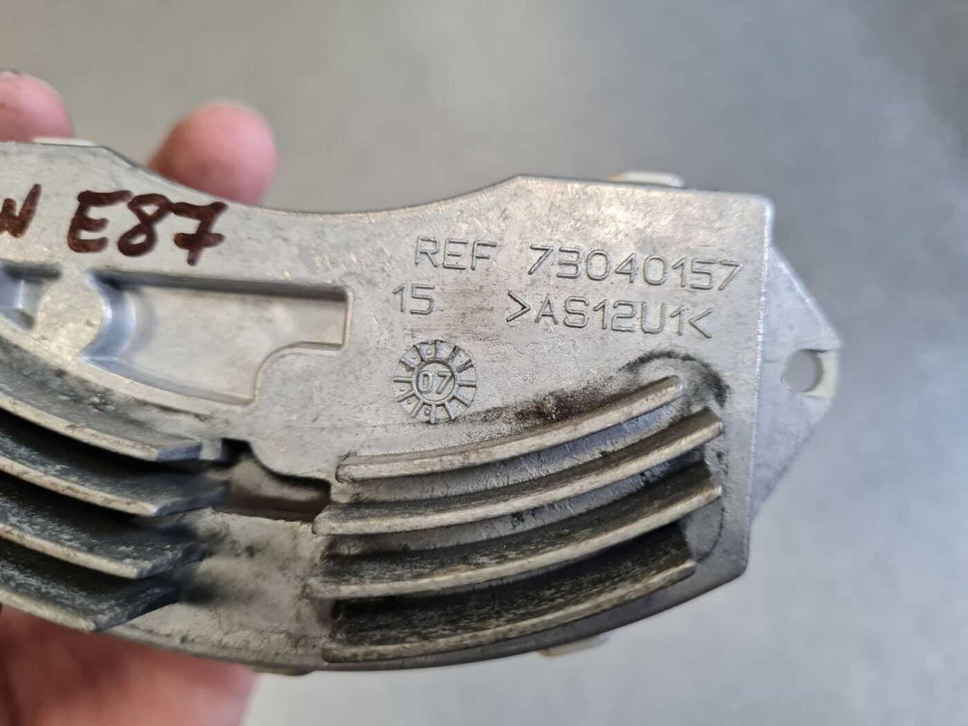 Salona ventilatora rezistors priekš BMW 1 E87 2007 GRAPHITE 3 Salona ventilatora rezistors priekš BMW 1 E87 2007 GRAPHITE