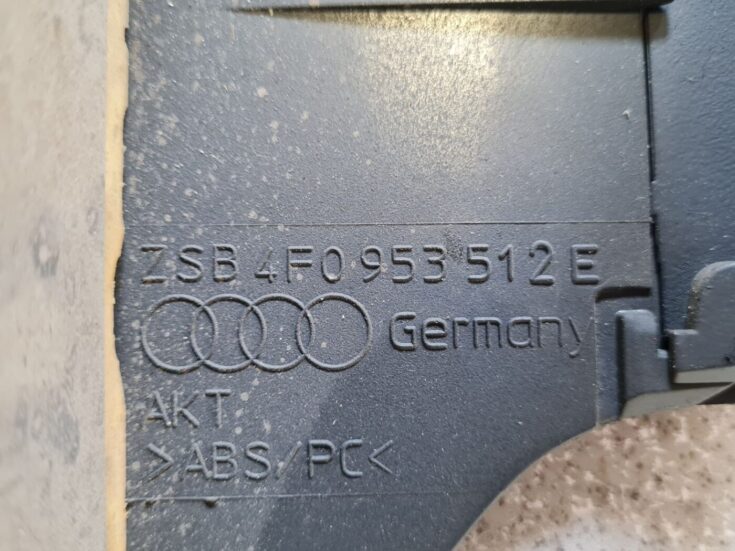 Stūres statnes putekļu aizsargs (salonā) priekš AUDI A6 AVANT 2007 QUATTRO