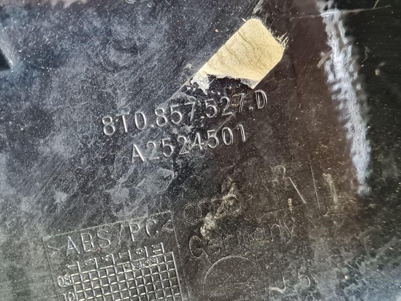 Ārēja spoguļa vāks priekš AUDI A4 2008 AVANT 6 Ārēja spoguļa vāks priekš AUDI A4 2008 AVANT