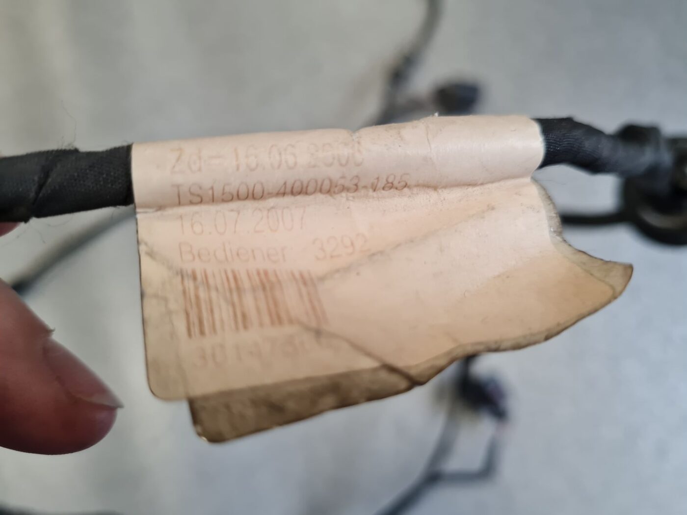 Pārkošanas devēju vads priekš AUDI A4 2007 3 Pārkošanas devēju vads priekš AUDI A4 2007