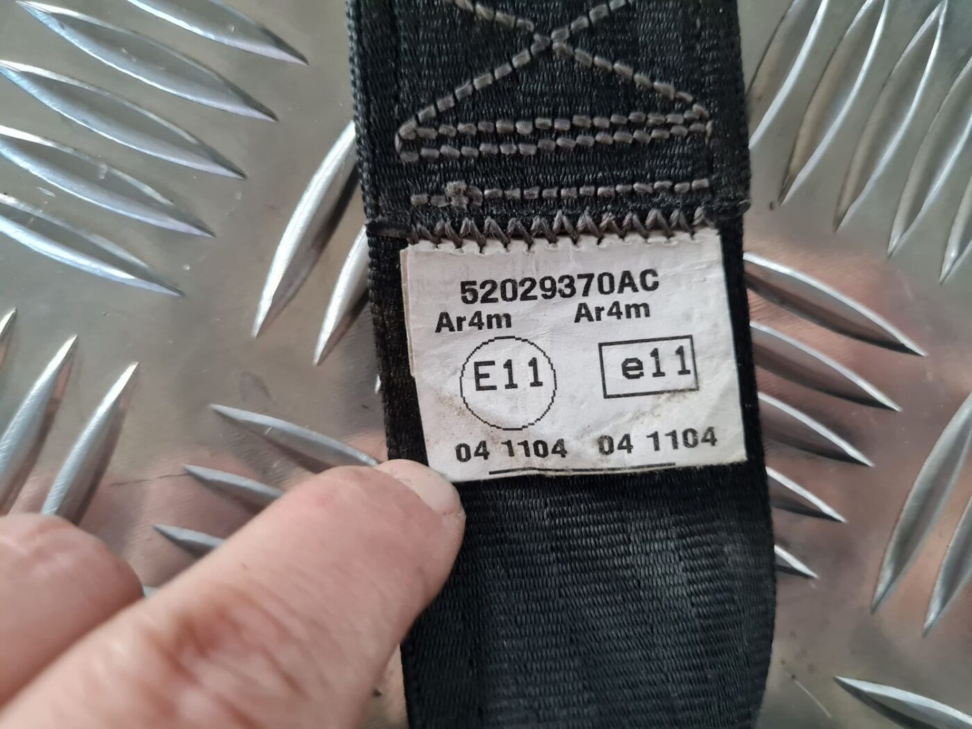 Aizmugurējā labā drošības josta priekš CHRYSLER VOYAGER 2006 9 Aizmugurējā labā drošības josta priekš CHRYSLER VOYAGER 2006