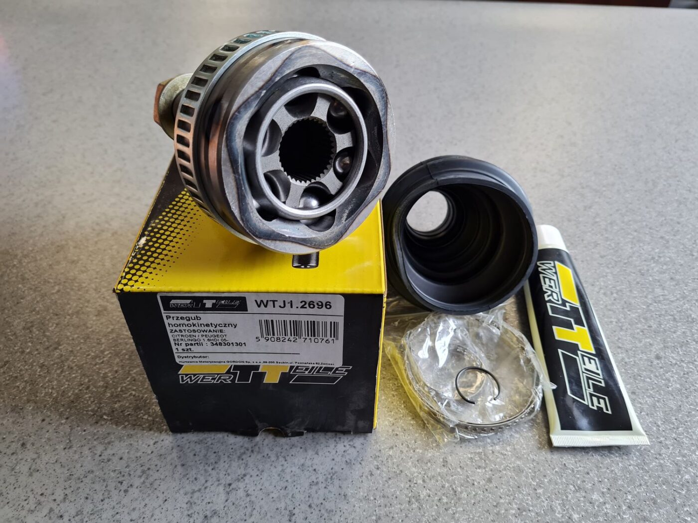 Ārējais pusass šarnīrs priekš 2 Ārējais pusass šarnīrs priekš