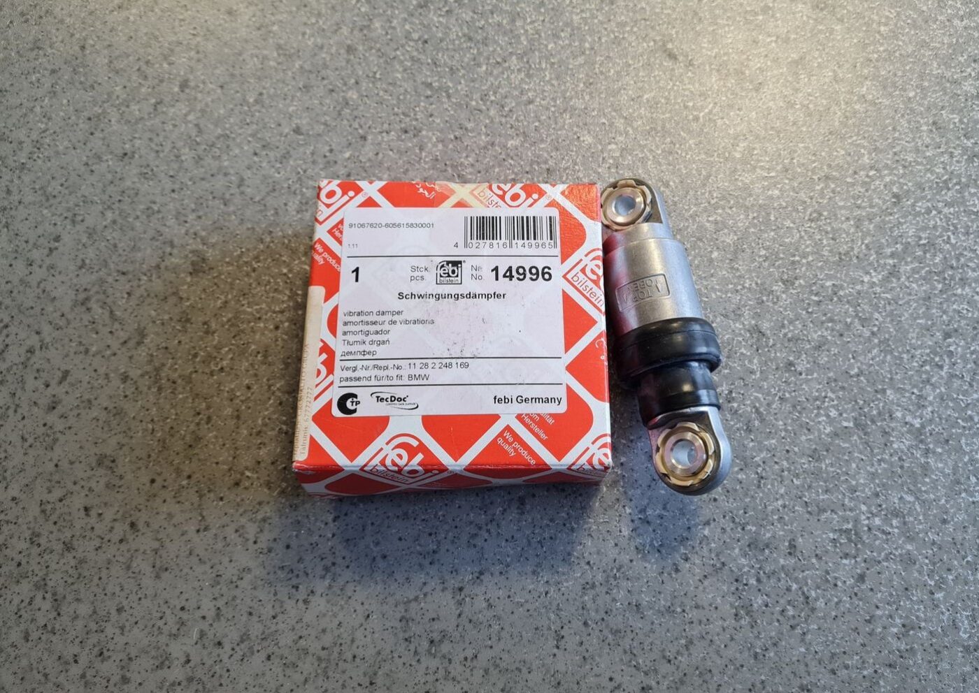 Siksnas vibrāciju slāpētājs priekš 2 Siksnas vibrāciju slāpētājs priekš