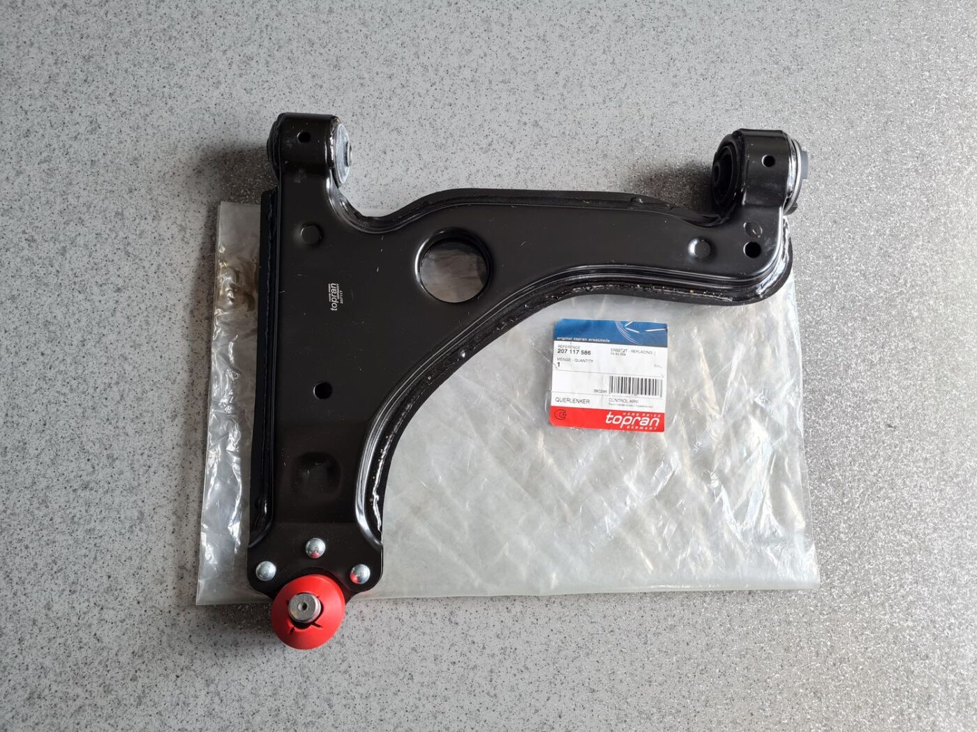 Priekšējas piekares svira priekš 1 Priekšējas piekares svira priekš