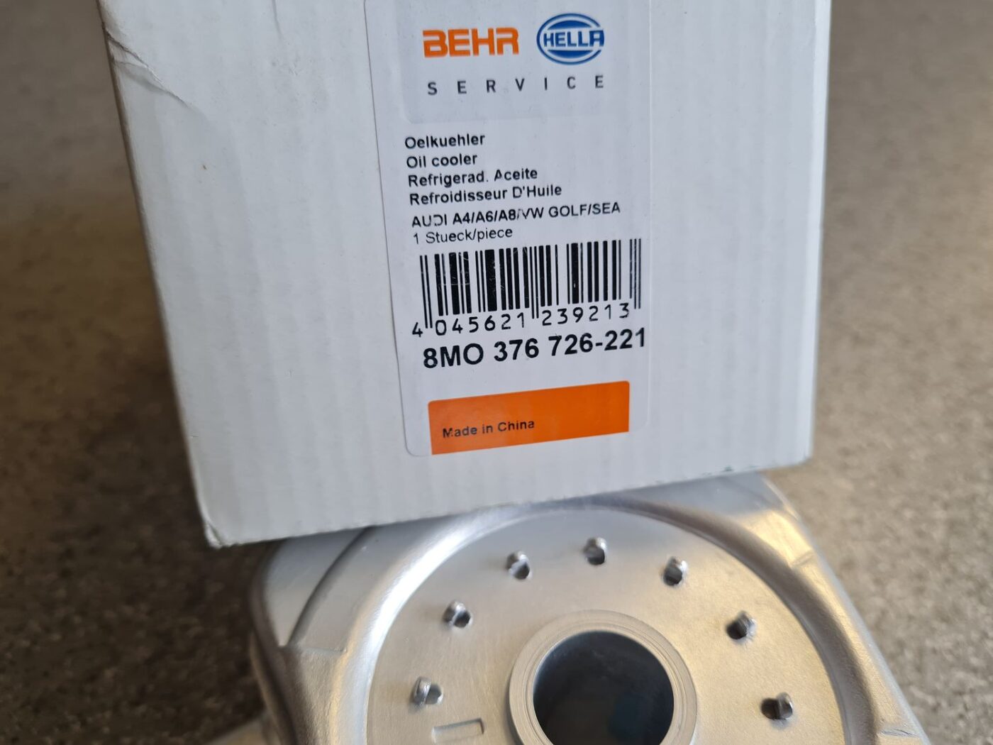 Eļļas radiators priekš 3 Eļļas radiators priekš