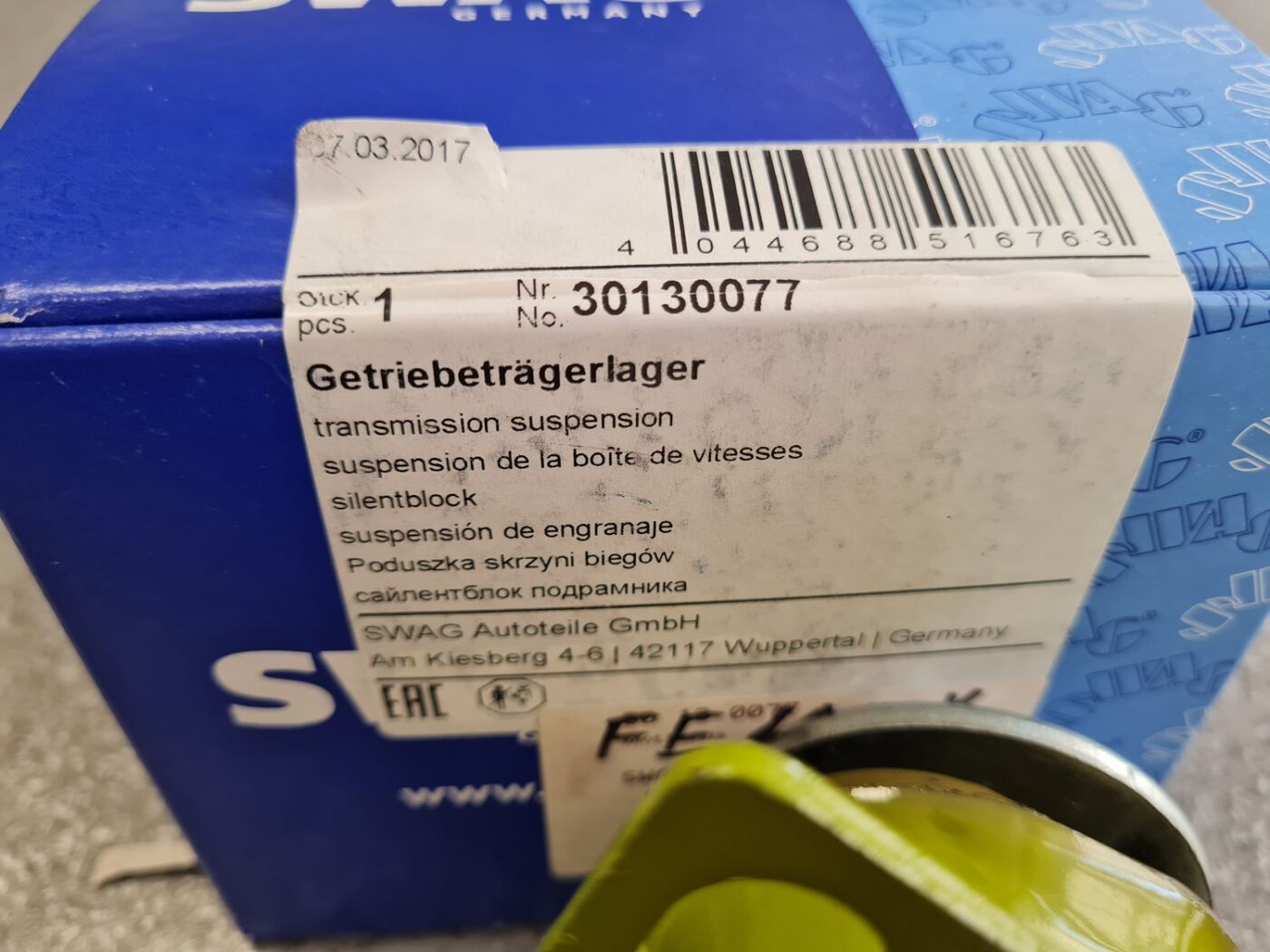 Ātrumkārbas kronšteins priekš 3 Ātrumkārbas kronšteins priekš