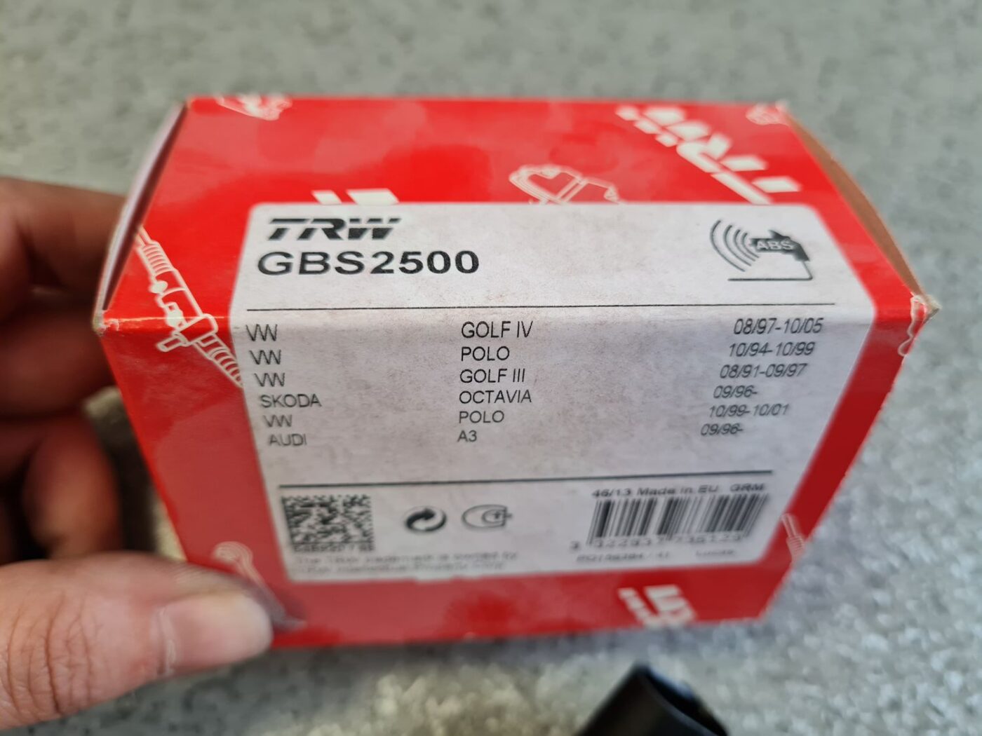 ABS devējs priekš 3 ABS devējs priekš